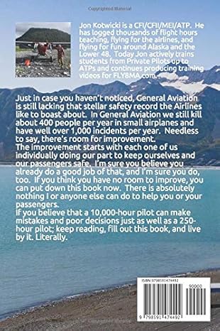 Pilot's Survival Guide: Personal Minimums Workbook