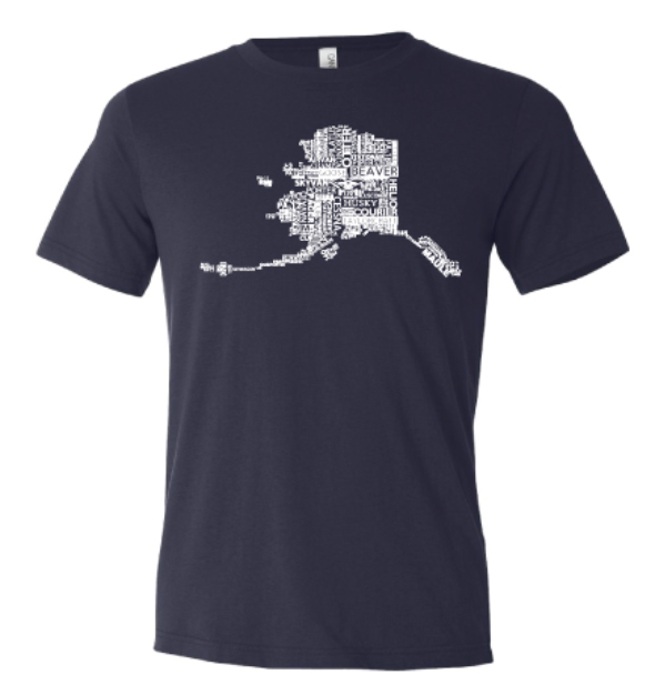 Alaska Plane Names T-Shirt image 0