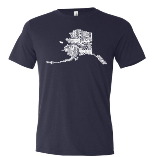 Alaska Plane Names T-Shirt image 0